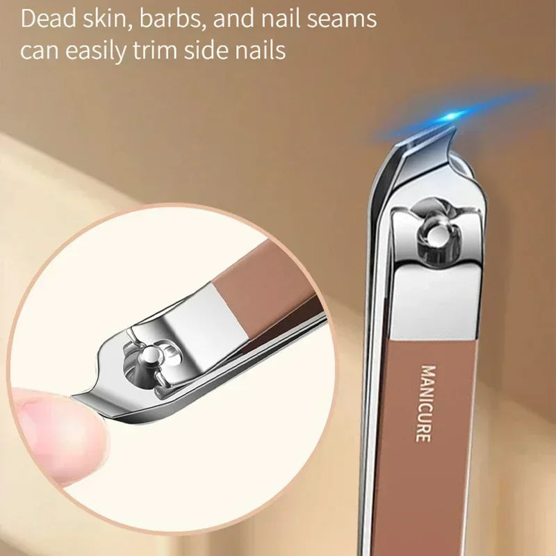 Manicure Kit Stainless Steel Sharp Durable 8 in One