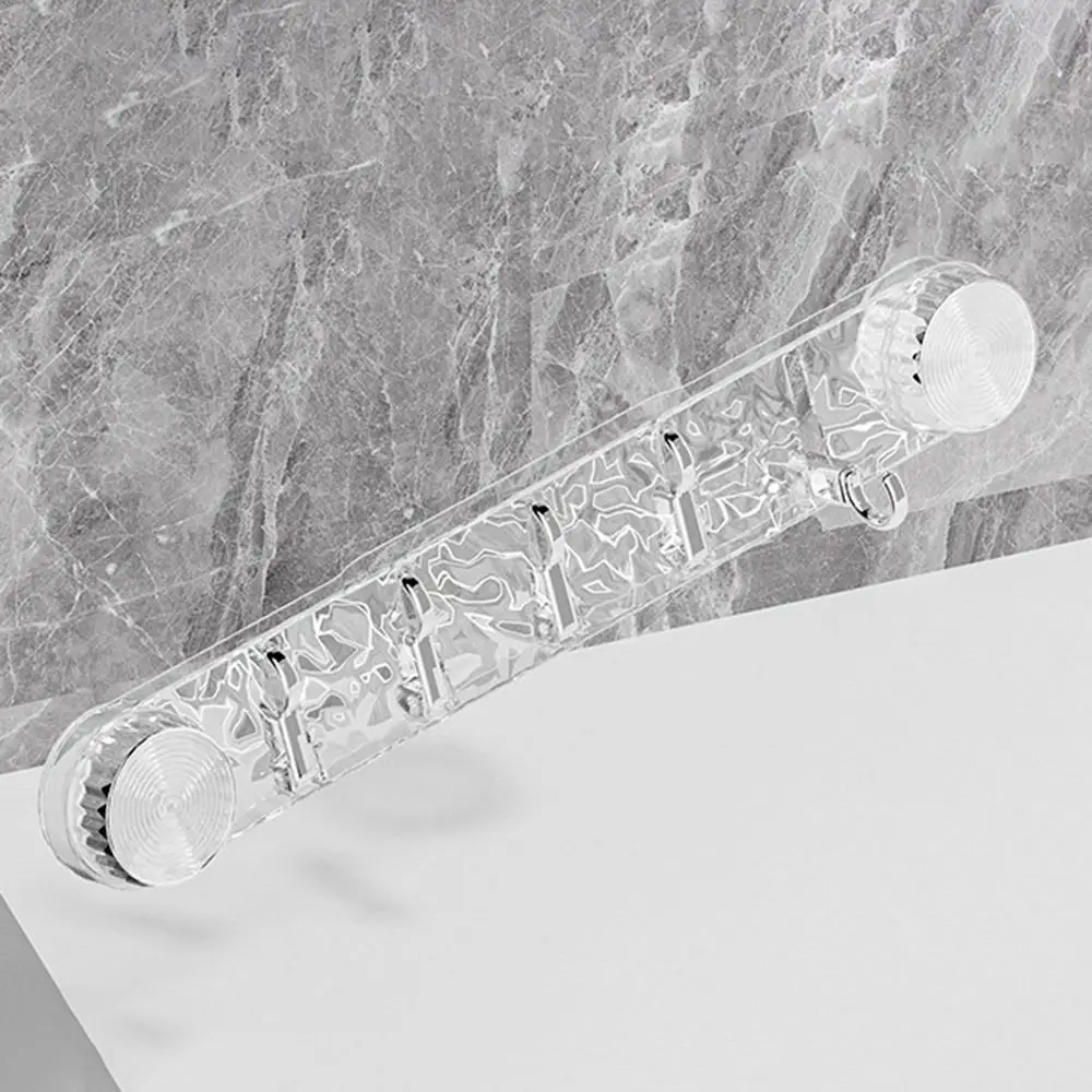 Bathroom Wall Suction Cup Hook Rack – No Drilling, Strong Load Bearing