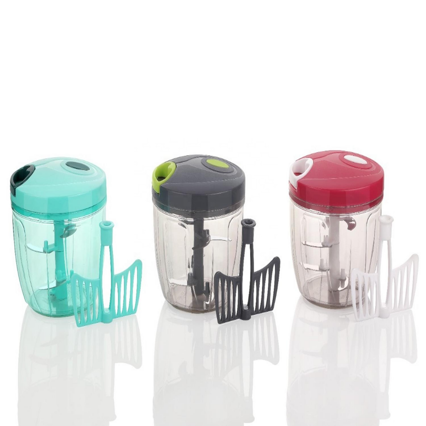 Manual Pull Chopper – Multi-Function Vegetable & Onion Cutter