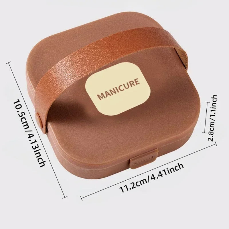 Manicure Kit Stainless Steel Sharp Durable 8 in One
