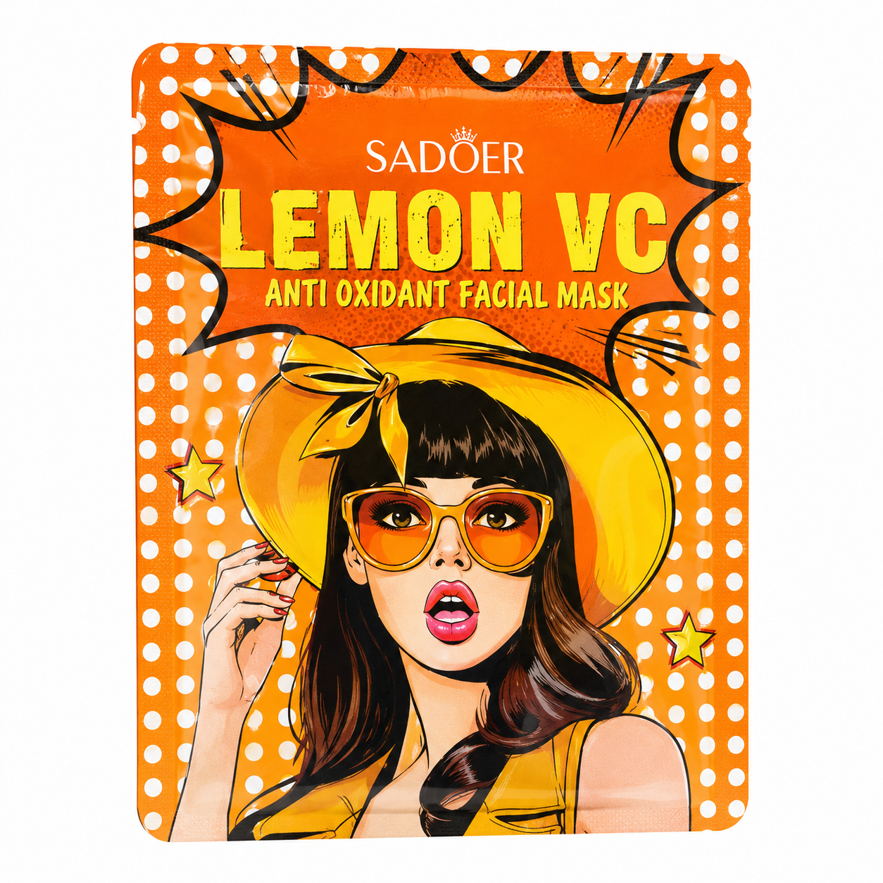 Sadoer Lemon VC Face Sheet Mask (10 pcs)