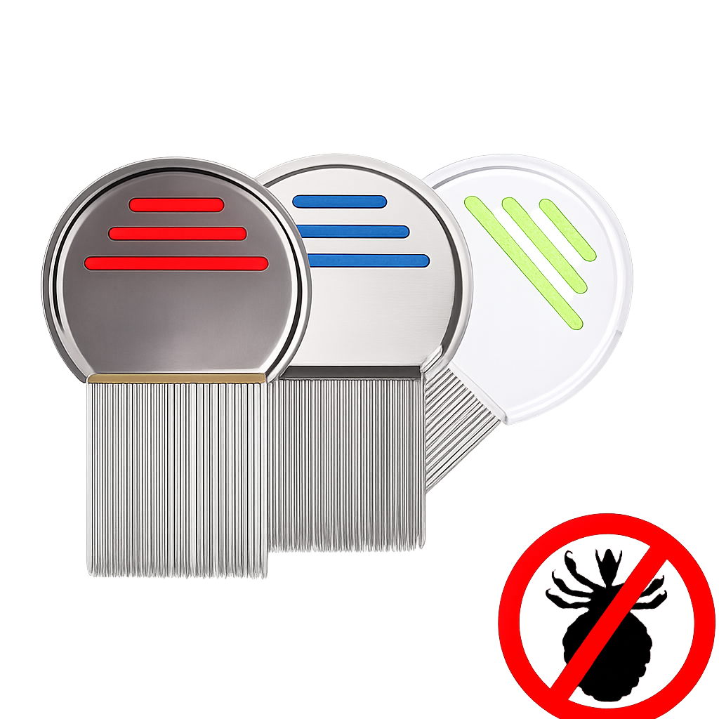 Stainless Steel Lice & Dandruff Comb