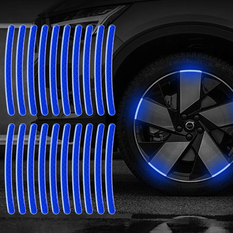 Luminous Car Wheel Rim Reflective Stickers