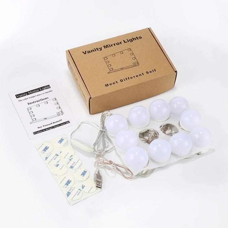 Premium Hollywood Vanity Mirror Lights Kit with Dimmable LED Bulbs