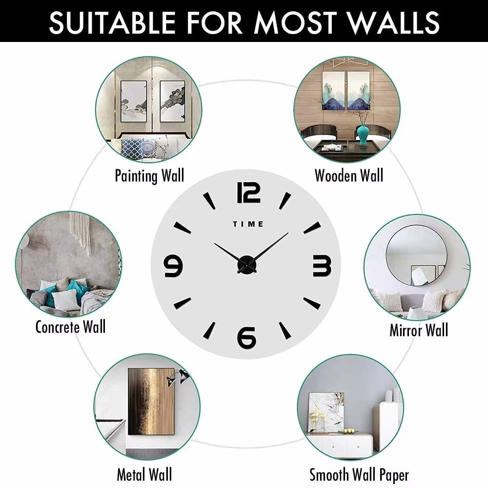 Modern 3D Wall Clock