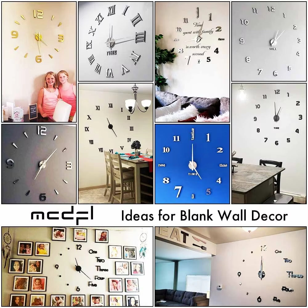 Modern 3D Wall Clock