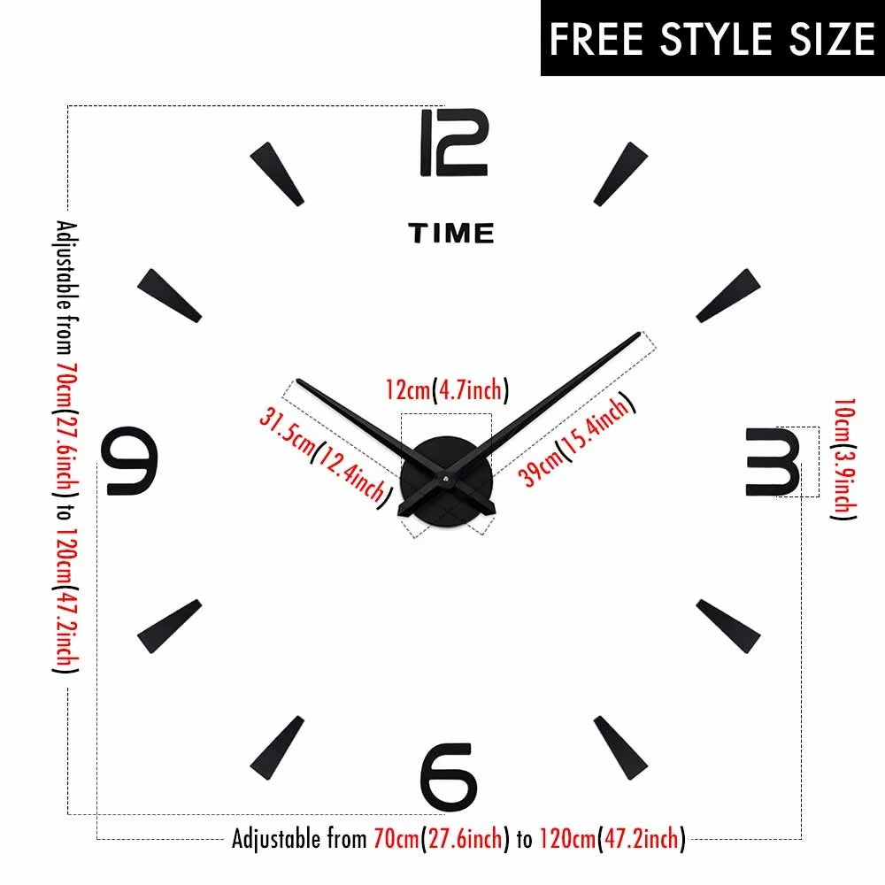 Modern 3D Wall Clock