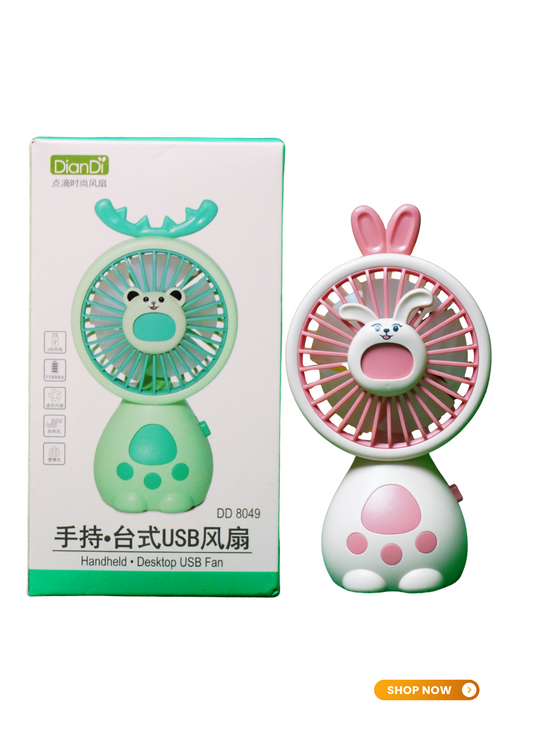 Diandi Handheld/Desktop USB Fan – মডেল DD 8049