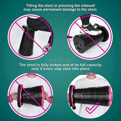 Foldable Telescopic Stool
