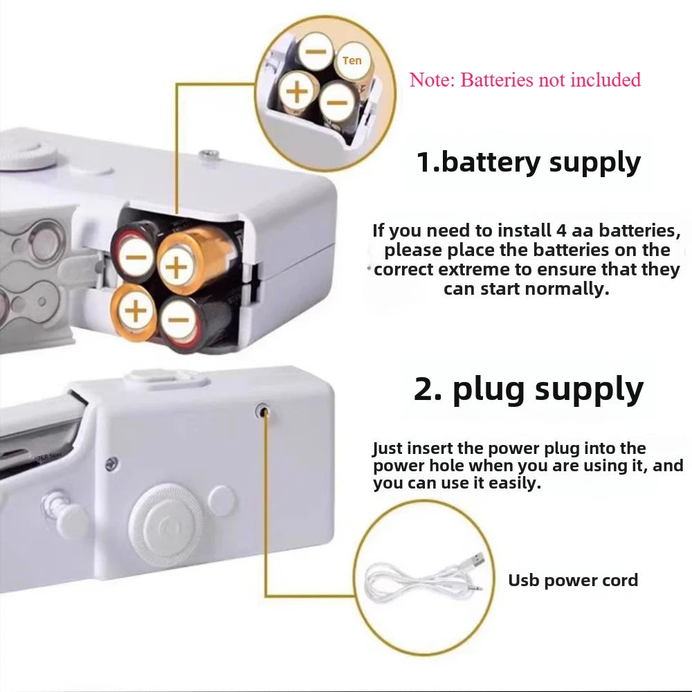 Mini Handheld Sewing Machine – Portable Stitch Tool