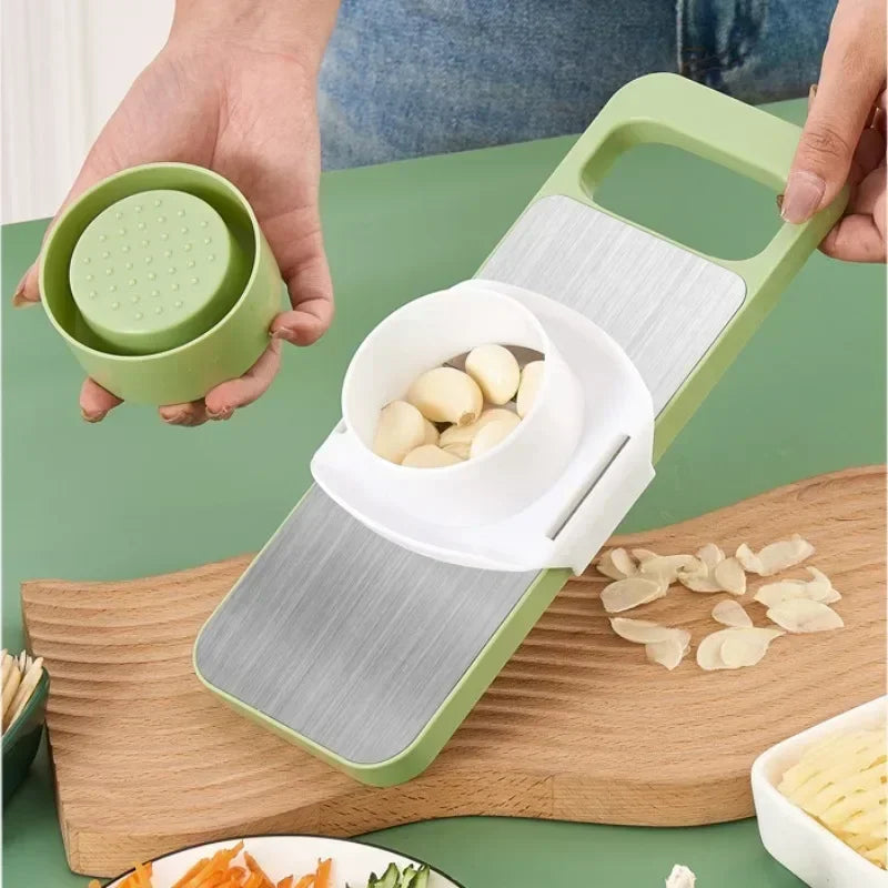 Multifunction Vegetable & Garlic Slicer – Kitchen Cutter Tool