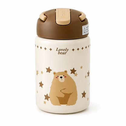 Chillax Cat Insulated Kids Water Bottle (260ml)
