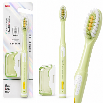 Health Protect Deep Clean Toothbrush with Wall Mount Pothook