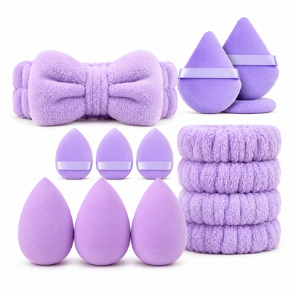 Facial Makeup Tools Set 12 Pcs