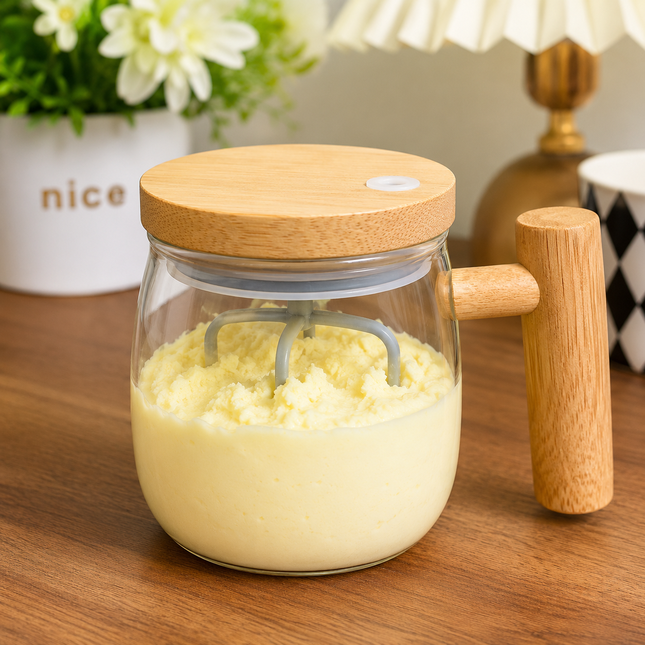 Manual Garlic & Food Chopper Jar