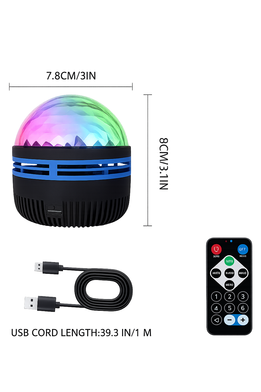 Smart Galaxy Star Projector Night Light with Bluetooth Speaker