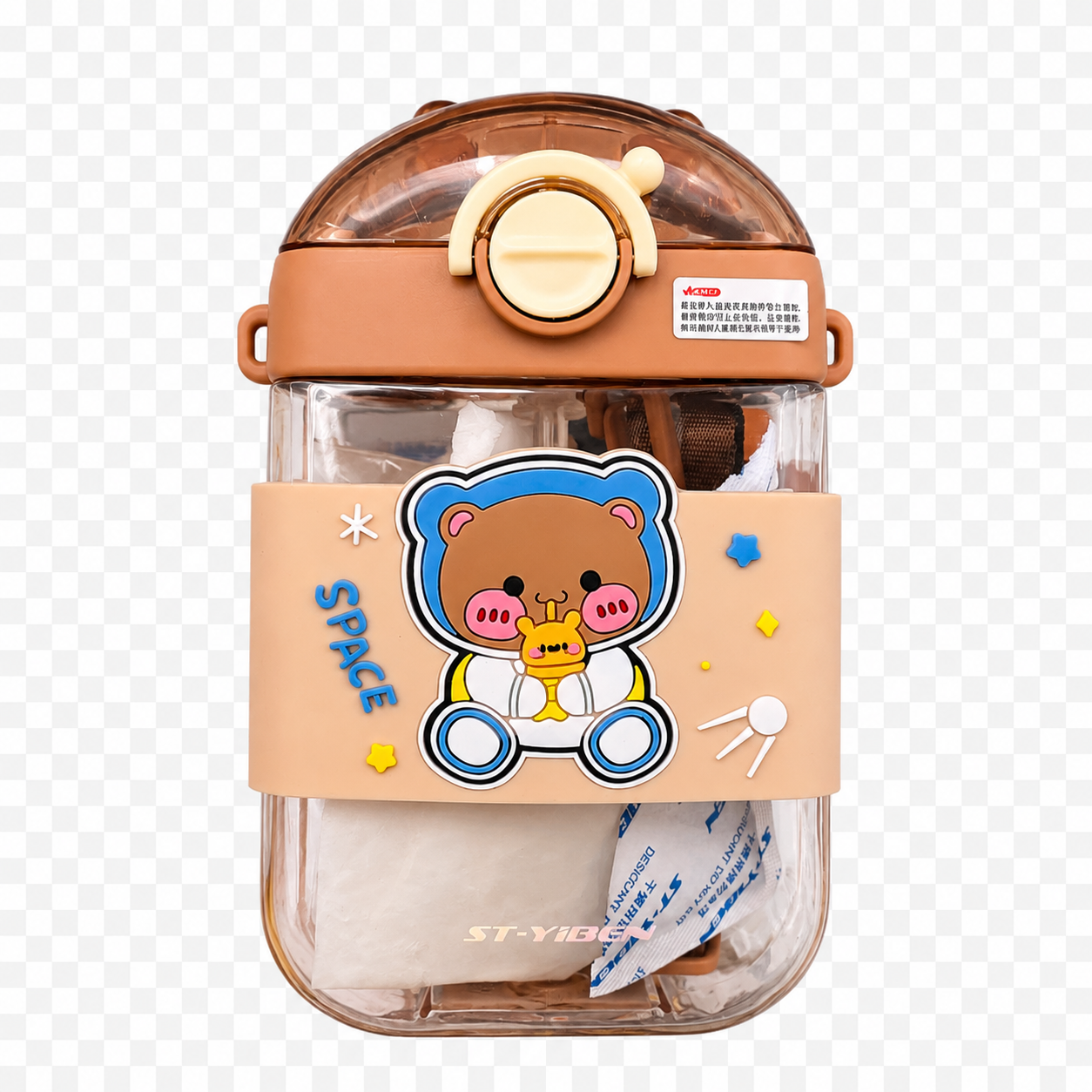 Cartoon Kids Lunch Box Set (Astronaut Design)