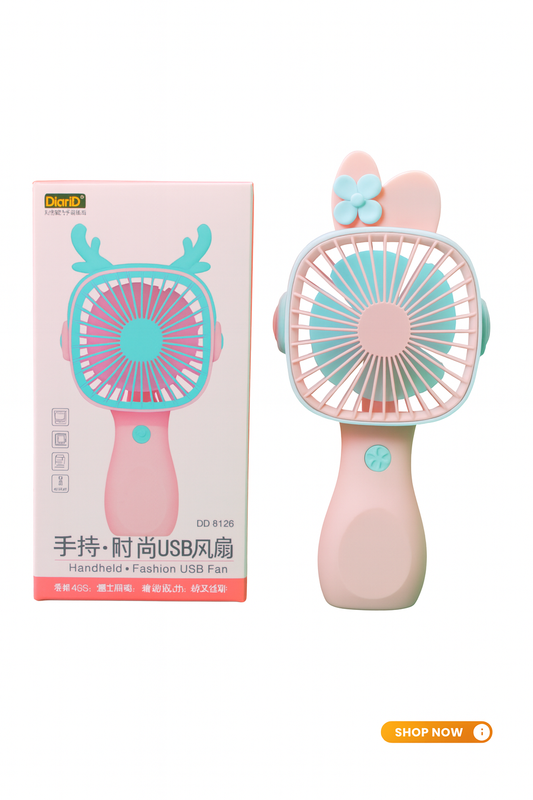 Diandi Handheld Fashion USB Fan – মডেল DD 8126
