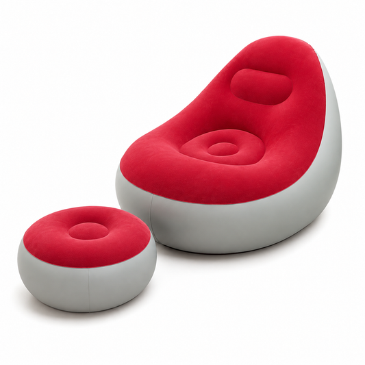 Premium Inflatable Sofa Chair with Ottoman Footrest