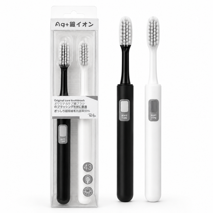 Japanese Style Soft Toothbrush Combo (2-Pack)
