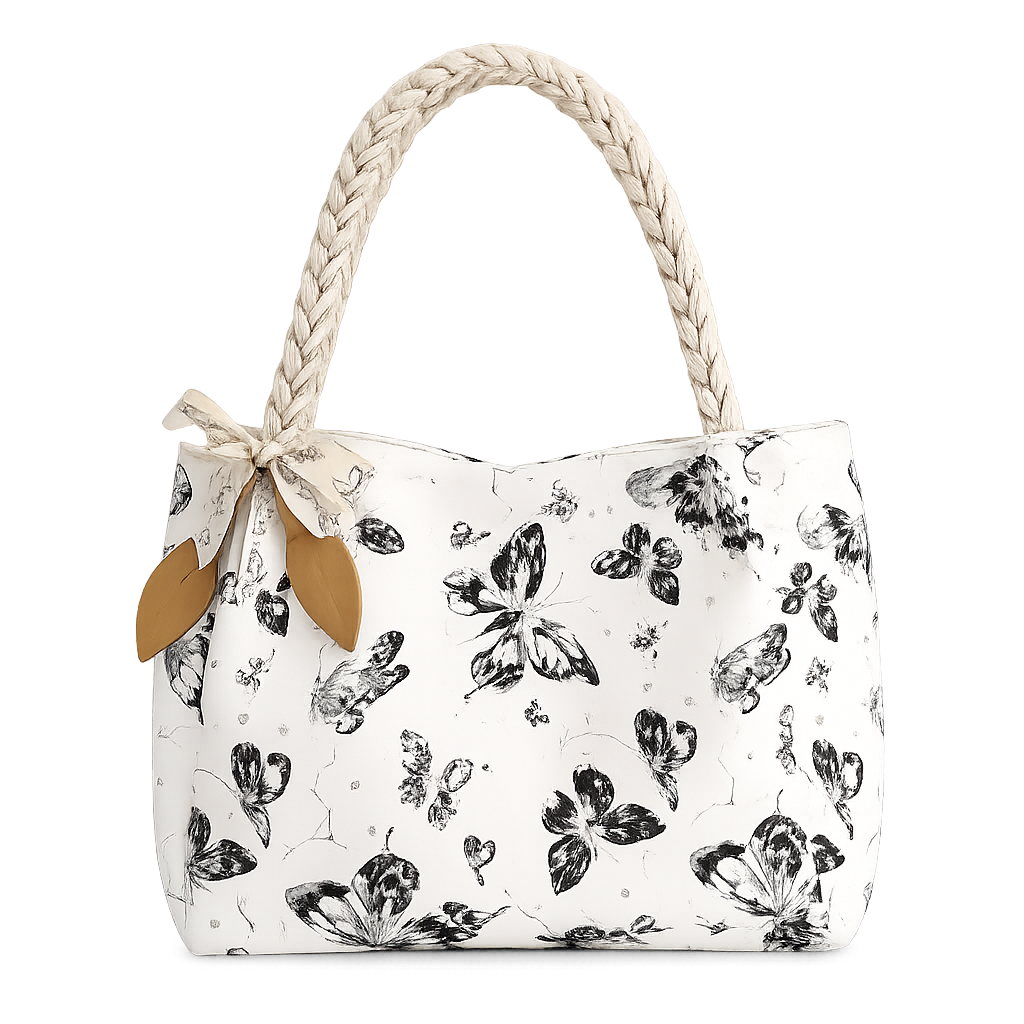 Butterfly Canvas Tote Bag