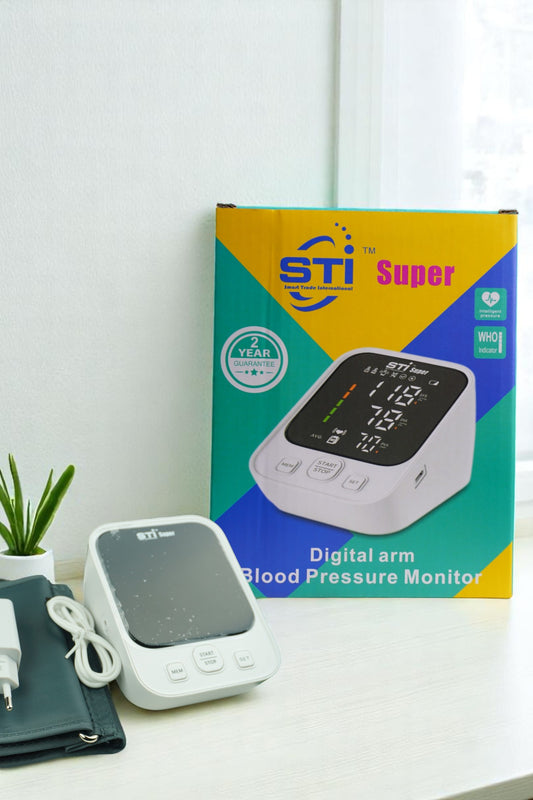 STI Super ডিজিটাল ব্লাড প্রেশার মনিটর