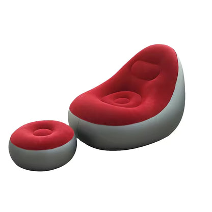 Premium Inflatable Sofa Chair with Ottoman Footrest
