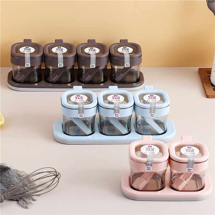 Spice Jar Set with Serving Tray