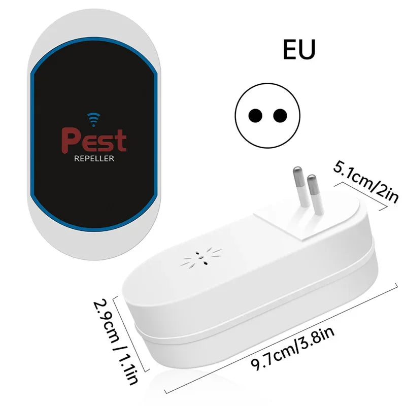 Ultrasonic Pest Repeller (Mosquito, Cockroach & Rat Repellent)