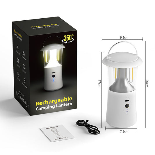 Rechargeable LED Vintage Lantern with Type-C Fast Charging