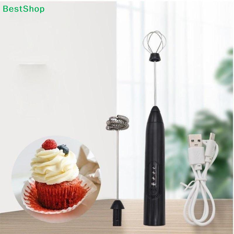 USB Rechargeable 3-Speed Milk Frother & Egg Beater