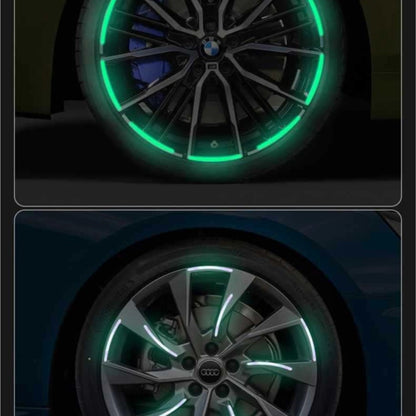 Luminous Car Wheel Rim Reflective Stickers
