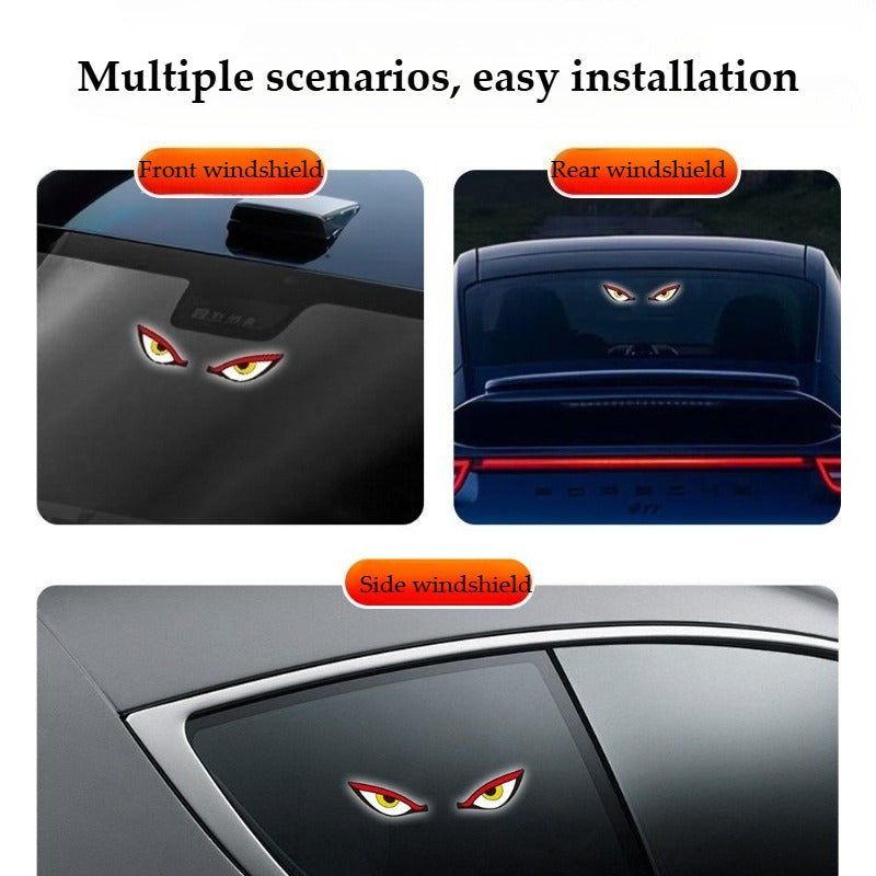 Solar Powered Evil Eye LED Warning Light