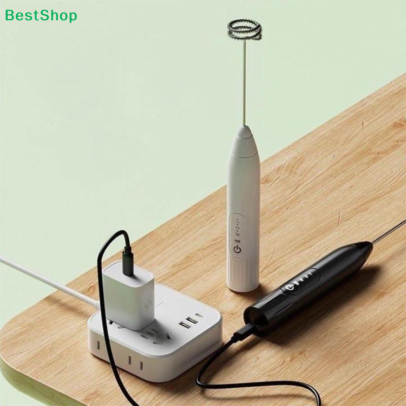 USB Rechargeable 3-Speed Milk Frother & Egg Beater