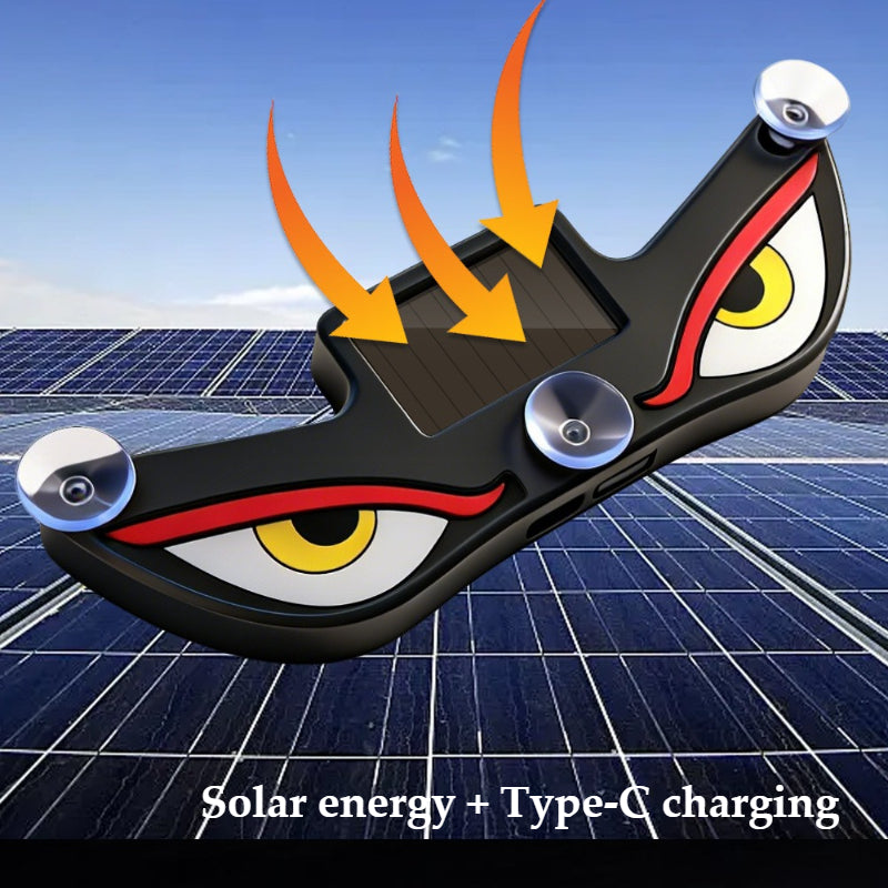 Solar Powered Evil Eye LED Warning Light