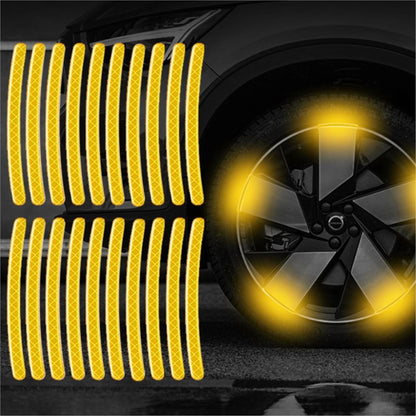 Luminous Car Wheel Rim Reflective Stickers