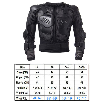 Full Body Armor Protection Jacket for Bikers