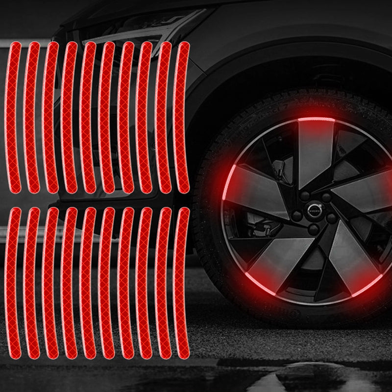 Luminous Car Wheel Rim Reflective Stickers