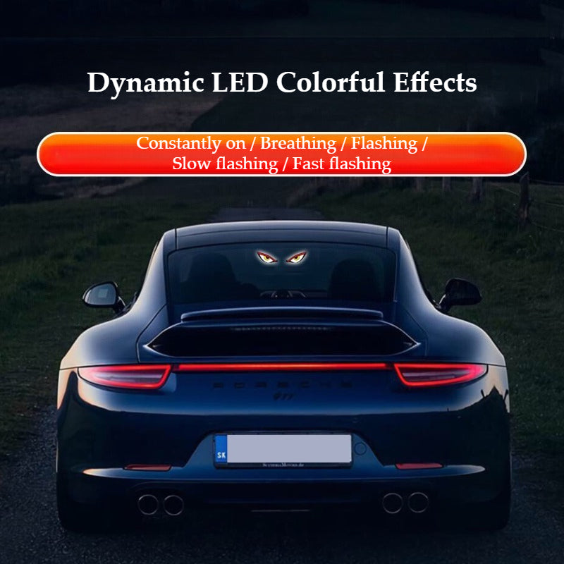 Solar Powered Evil Eye LED Warning Light