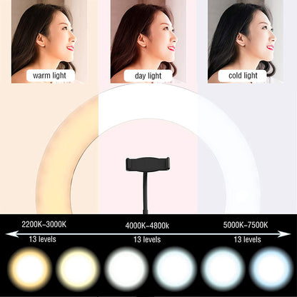 10 Inch Ring Fill Light with Tripod Stand
