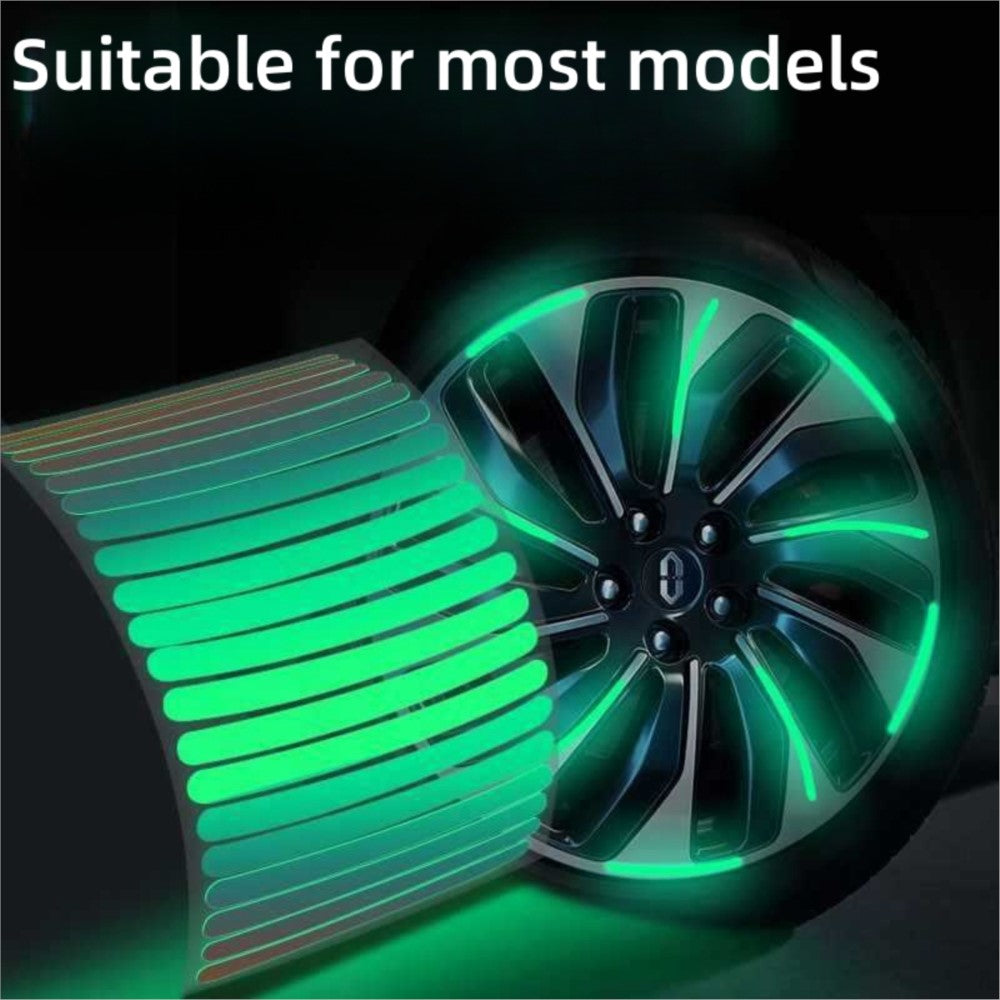 Luminous Car Wheel Rim Reflective Stickers