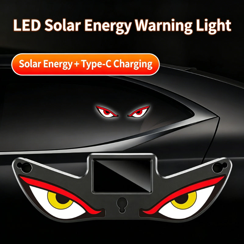 Solar Powered Evil Eye LED Warning Light