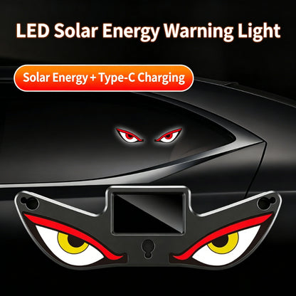 Solar Powered Evil Eye LED Warning Light