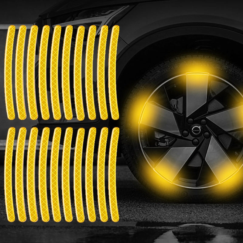 Luminous Car Wheel Rim Reflective Stickers