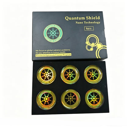 Quantum Shield Nano Technology Anti-Radiation Sticker (6-Pack)