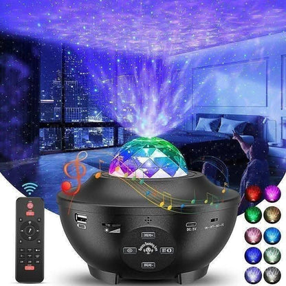 Smart Galaxy Star Projector Night Light with Bluetooth Speaker