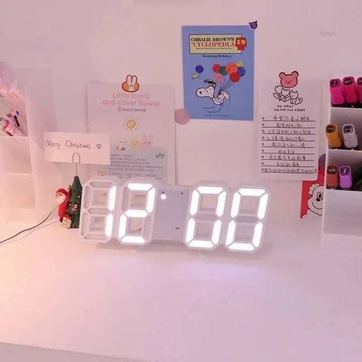Premium 3D Digital LED Alarm Clock
