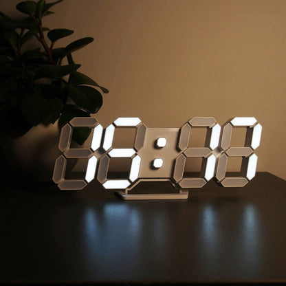 Premium 3D Digital LED Alarm Clock