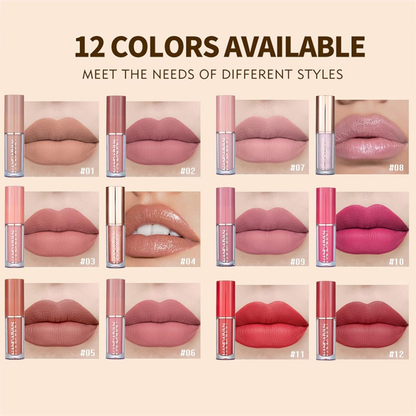 Handaiyan Matte Lipstick Set – 12 Colors