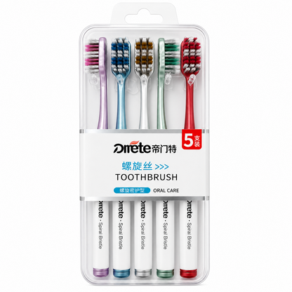Premium Dimete Spiral Bristle Oral Care Toothbrush